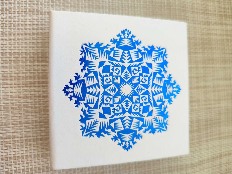 Новорічна іграшка.  Срібна монета  925,0 вага 31.1