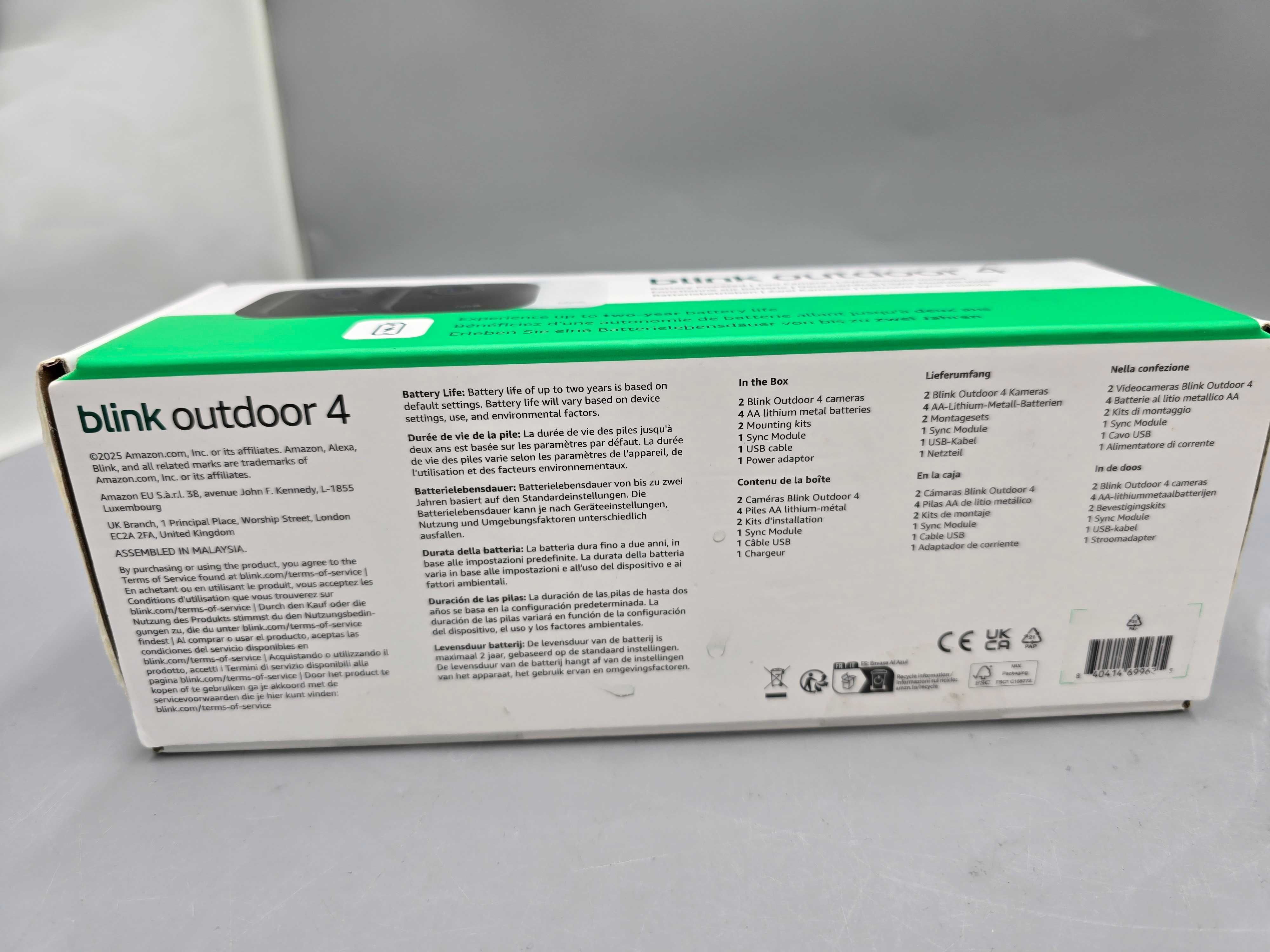 Kamera Zewnętrzna Blink Outdoor 4 2 Pack