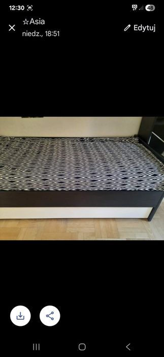 Łóżko z szufladą VOX young users + stelaż