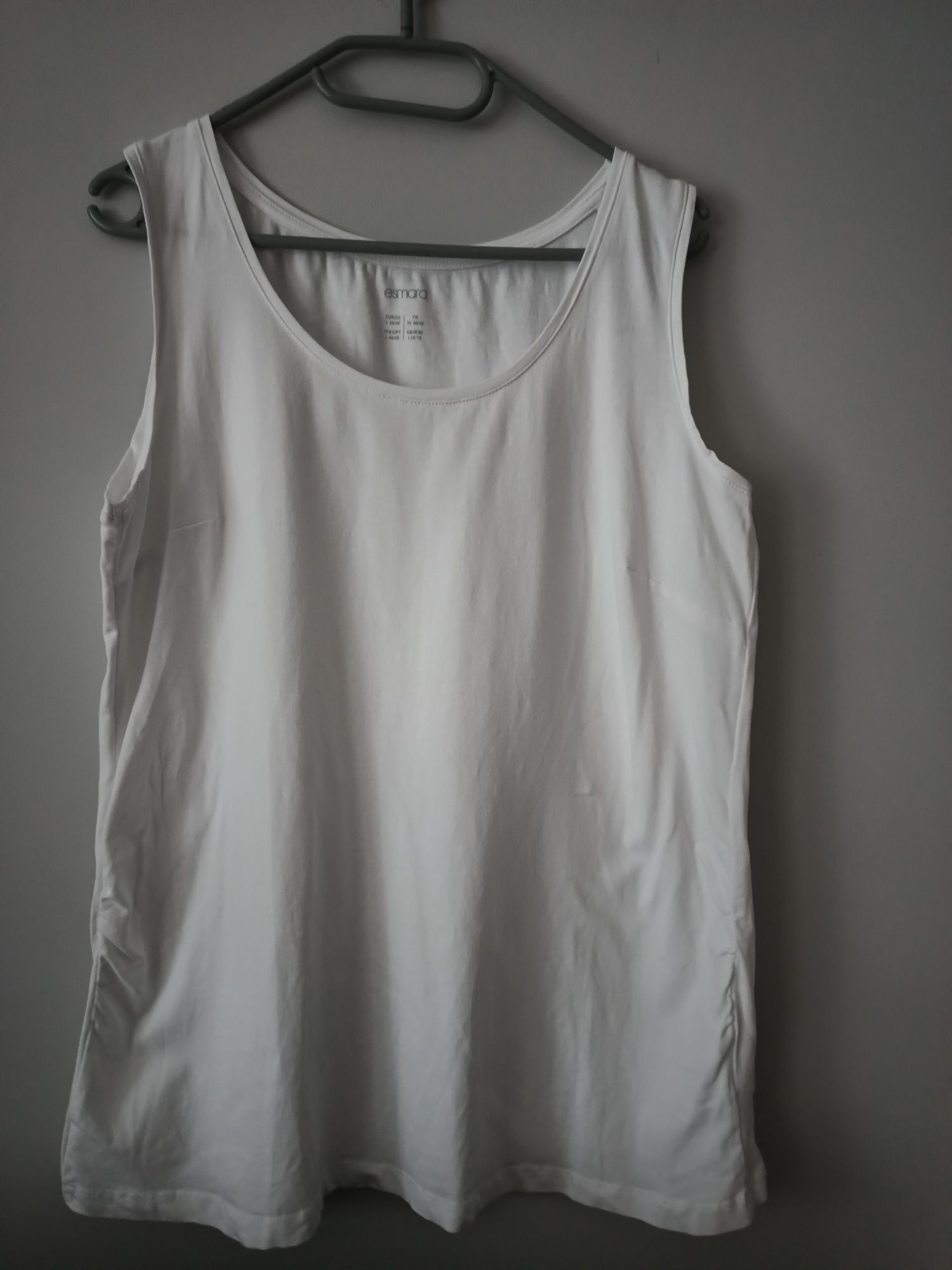 Bluzka t-shirt ciążowy bez rękawów Esmara rozmiar L