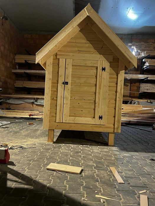 Solidny kurnik dla KUR 127x202x220h Producent WoodStuff gotowy od ręki