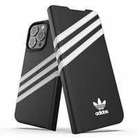 Etui Książkowe Adidas OR do iPhone 13 Pro / 13 - Czarno-Biały