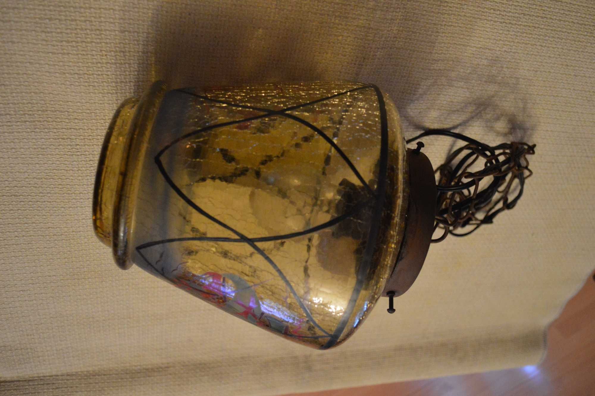 stara lampa sufitowa lampa wisząca zabytkowy vintage antyk