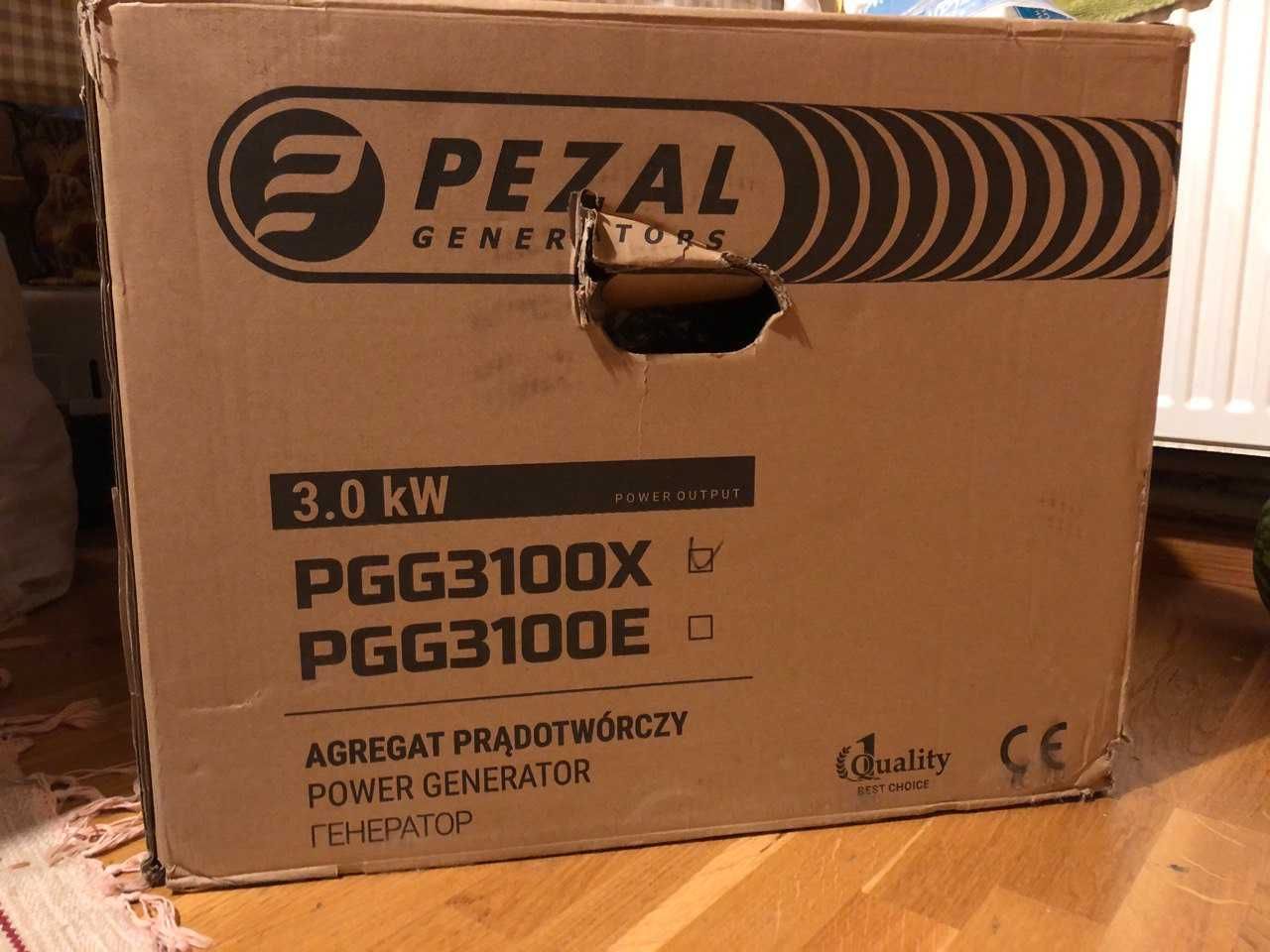 Новий генератор Pezal PGG 3100X 3 кВт