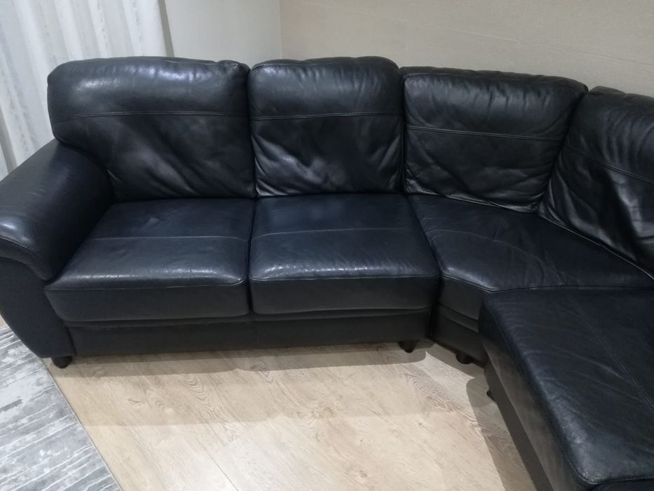 Sofá de pele de búfalo