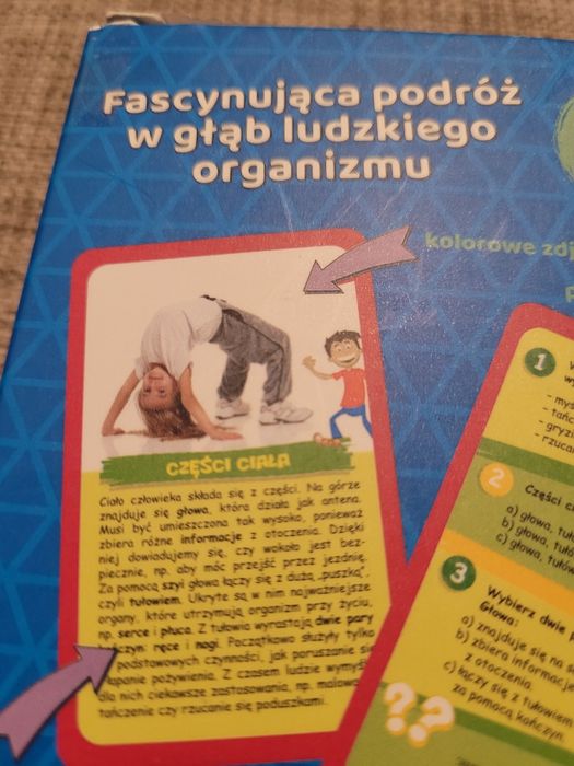 NOWE Ciało człowieka Super quiz 6+