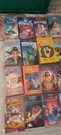 Lote de  VHS Coleção Animação Clássicos Disney