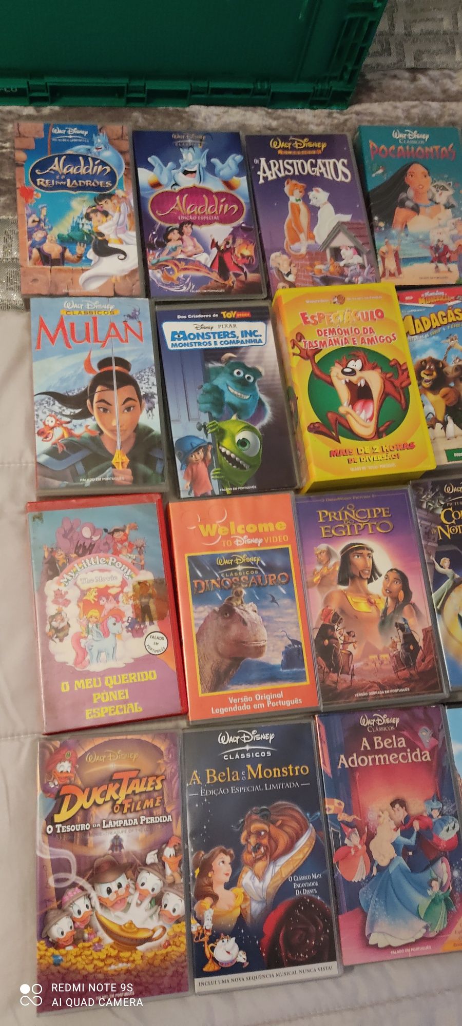 Lote de  VHS Coleção Animação Clássicos Disney