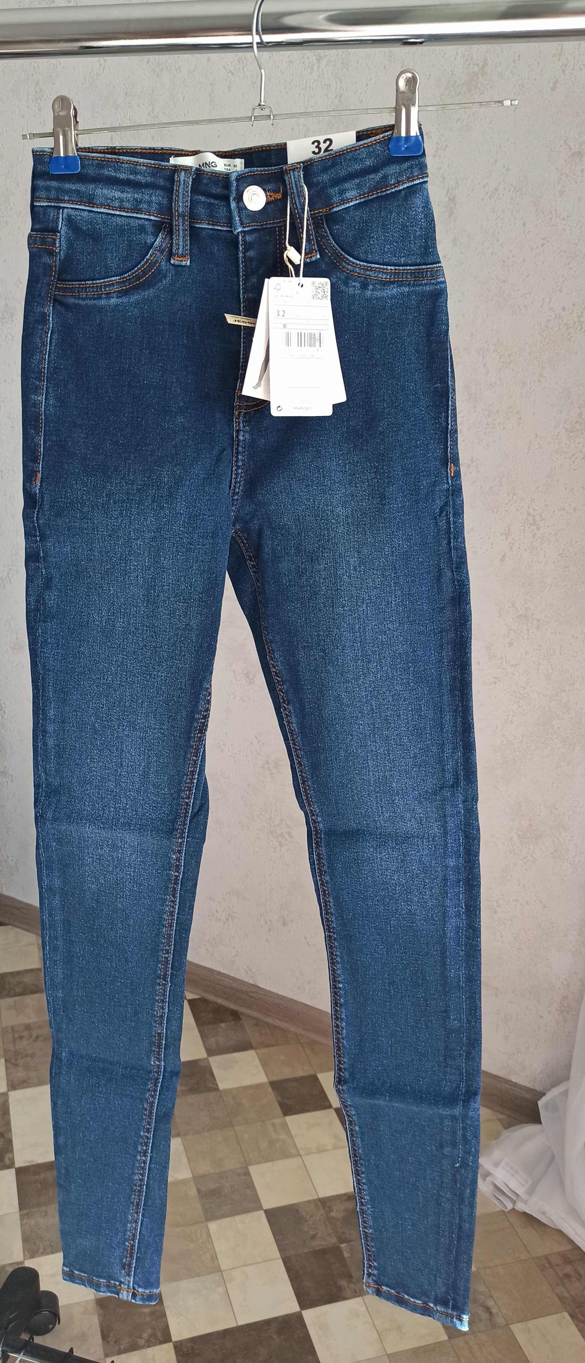 Джегінси, скінні, джинси 32 XS-S Mango