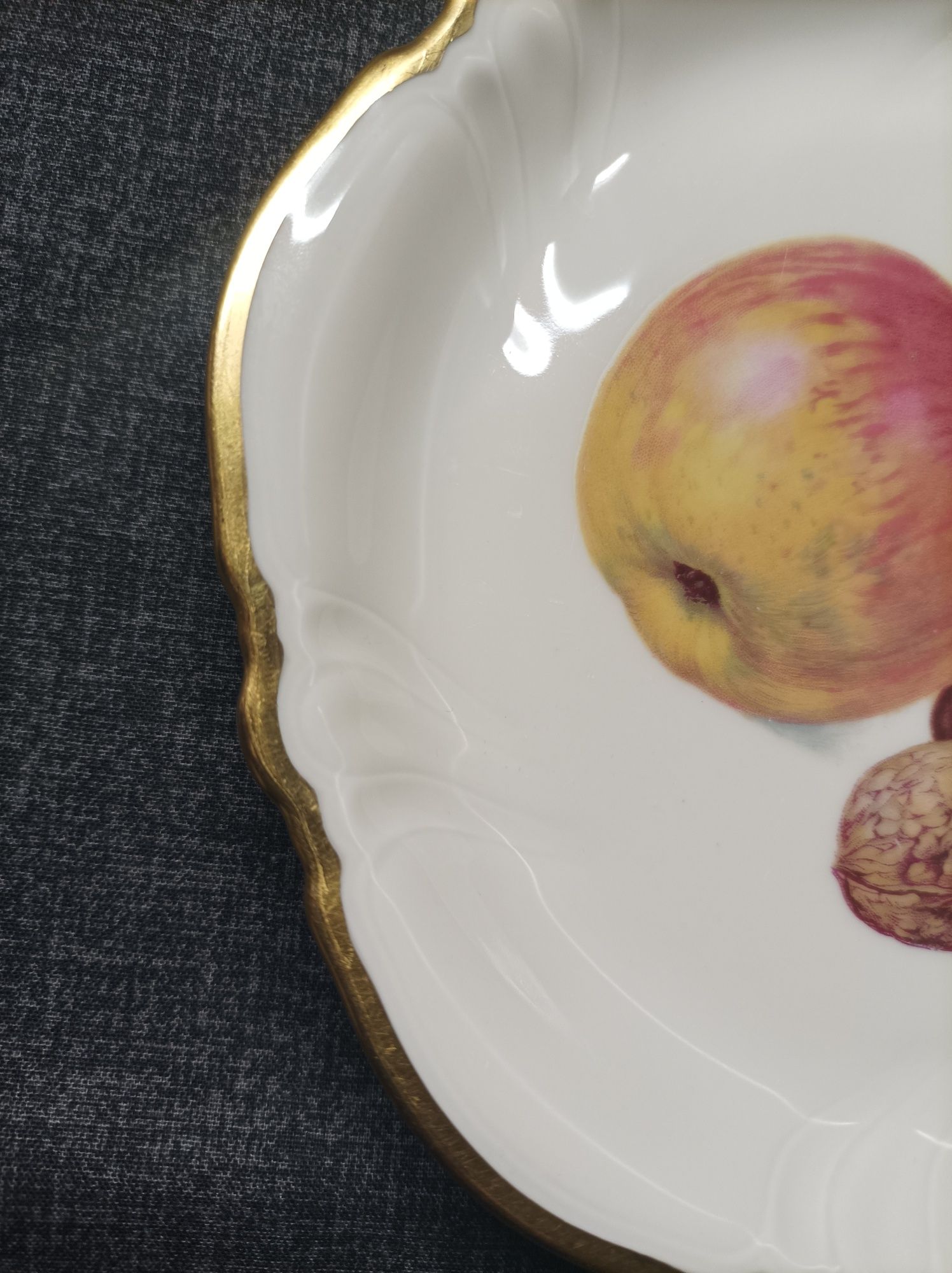 Porcelana Rosenthal przepjękny talerz w soczyste owoce NR. 3