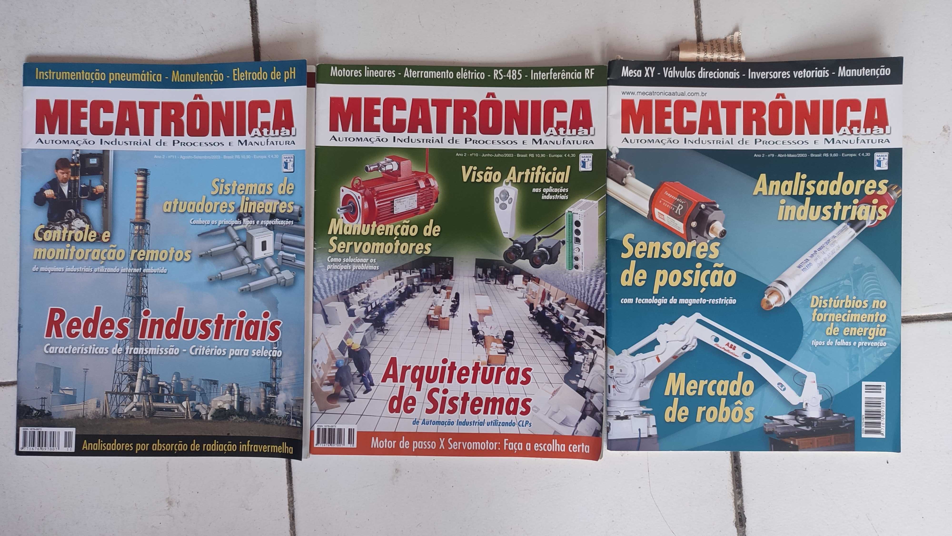 Lote 33 Revistas Mecatrónica