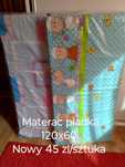 Materac pianka do łóżeczka 120x60