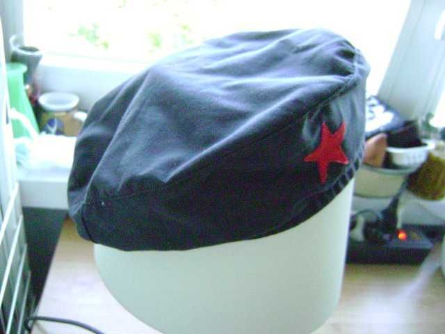 Starocie z PRL - Moda = Beret kubański rozmiar 56-57 cm TANIO