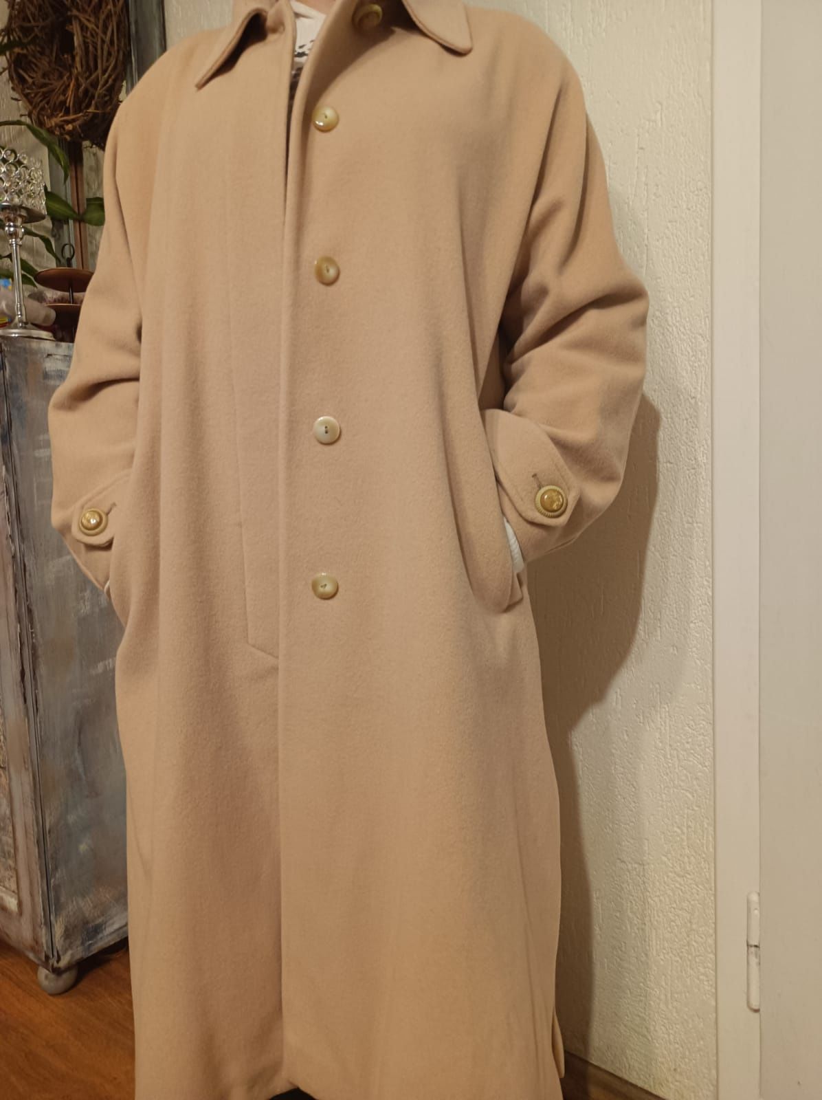 Płaszcz z wełny dziewiczej  XL "Quattro Piu"