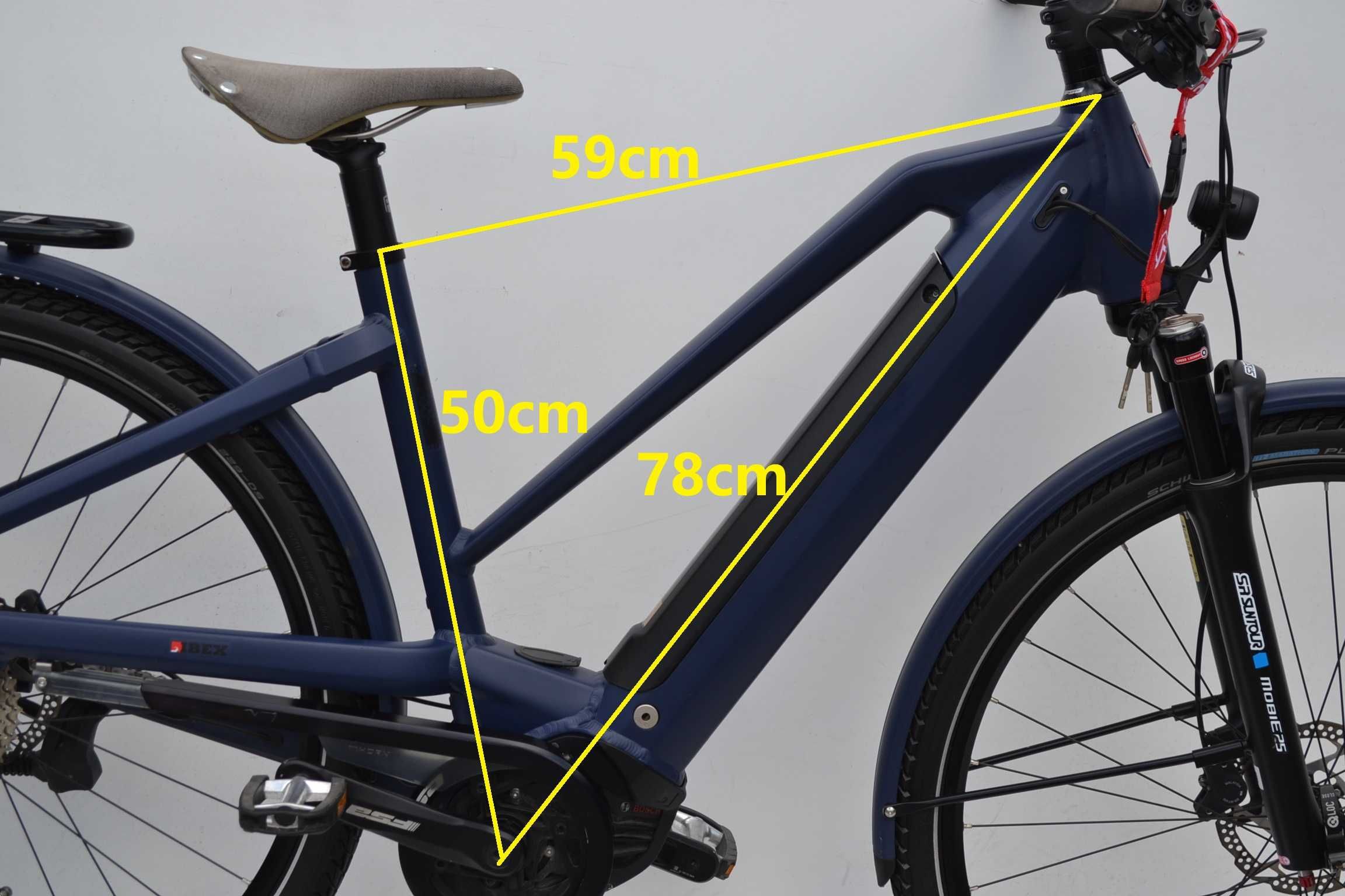 Elektryczny rower Ibex 50cm Bosch PerformanceLine CX ham hydrauliczne