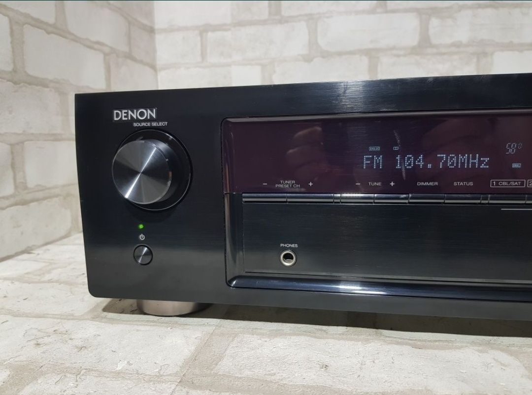 Пульт! 5.2 AV ресивер DENON AVR-X520BT, HDMI, Bluetooth, USB, б/у