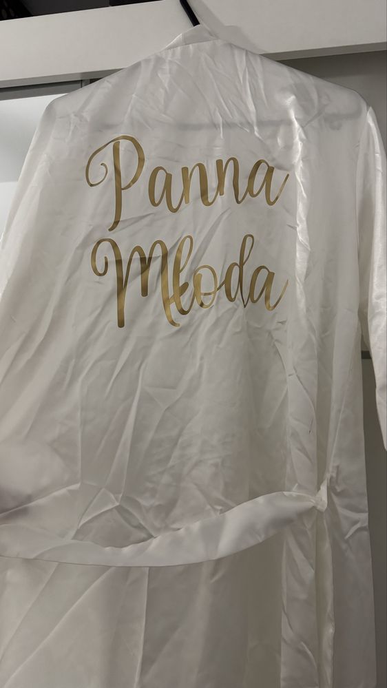 Szlafrok Panna Młoda biały M