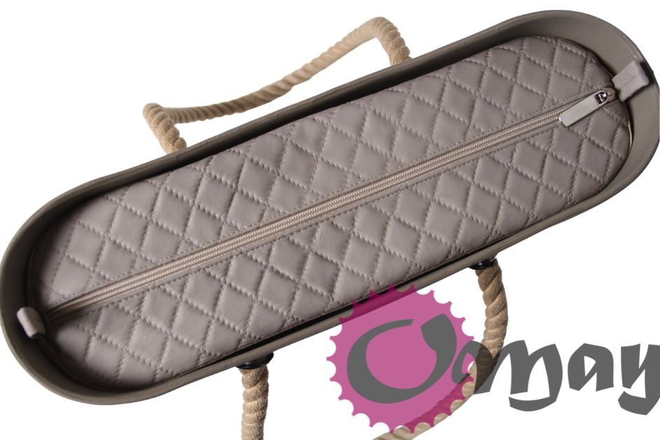 Piaskowy organizer OBAG STANDARD eko skóra pik skała PRZESZYCIA OMAY