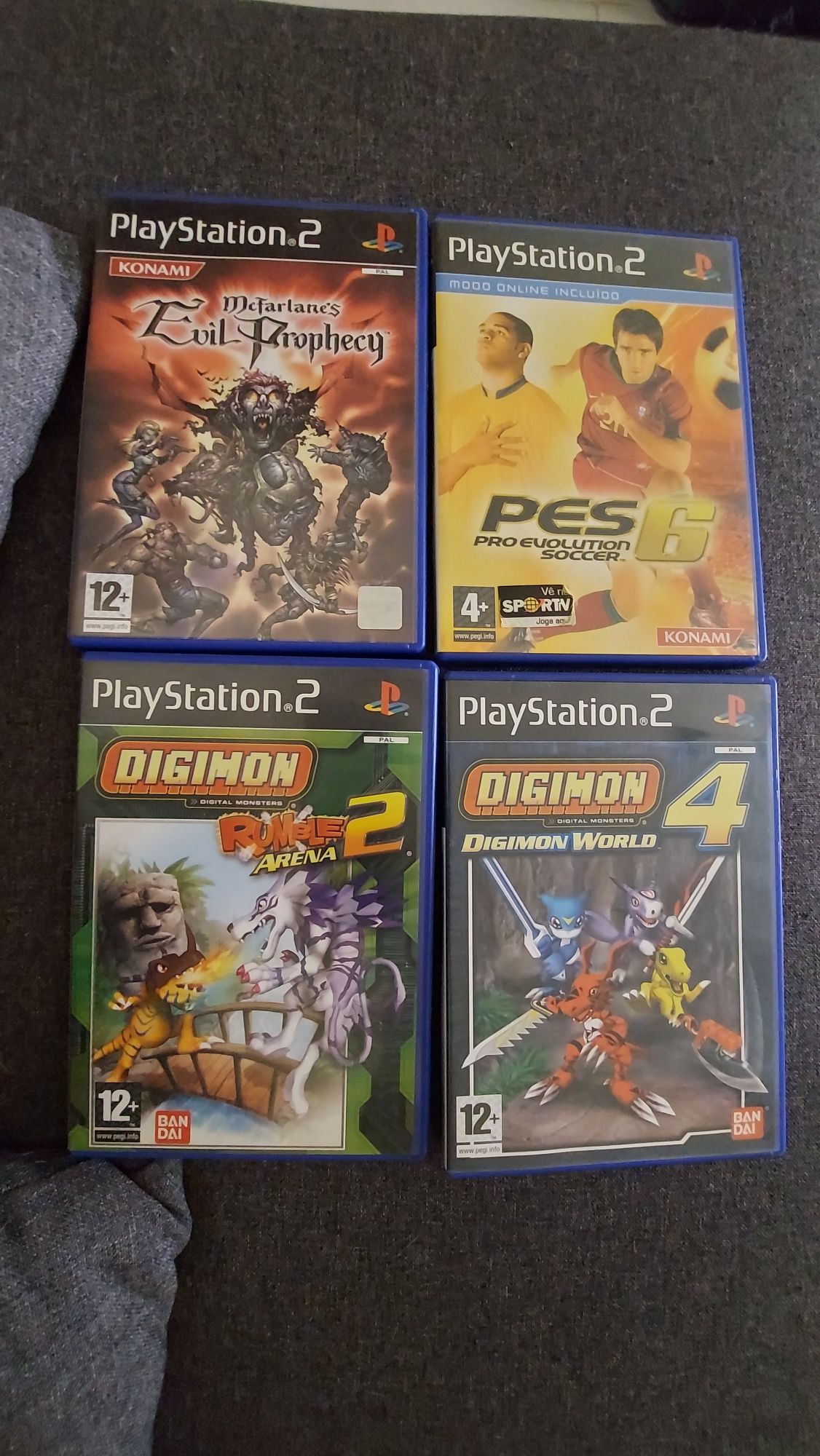 Jogos PS2 em excelente estado