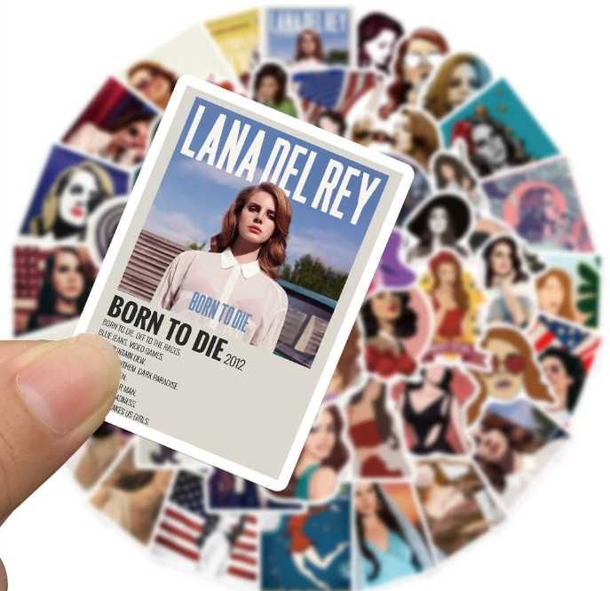 50 Autocolantes da Lana Del Rey ENTREGA GRÁTIS SELADO