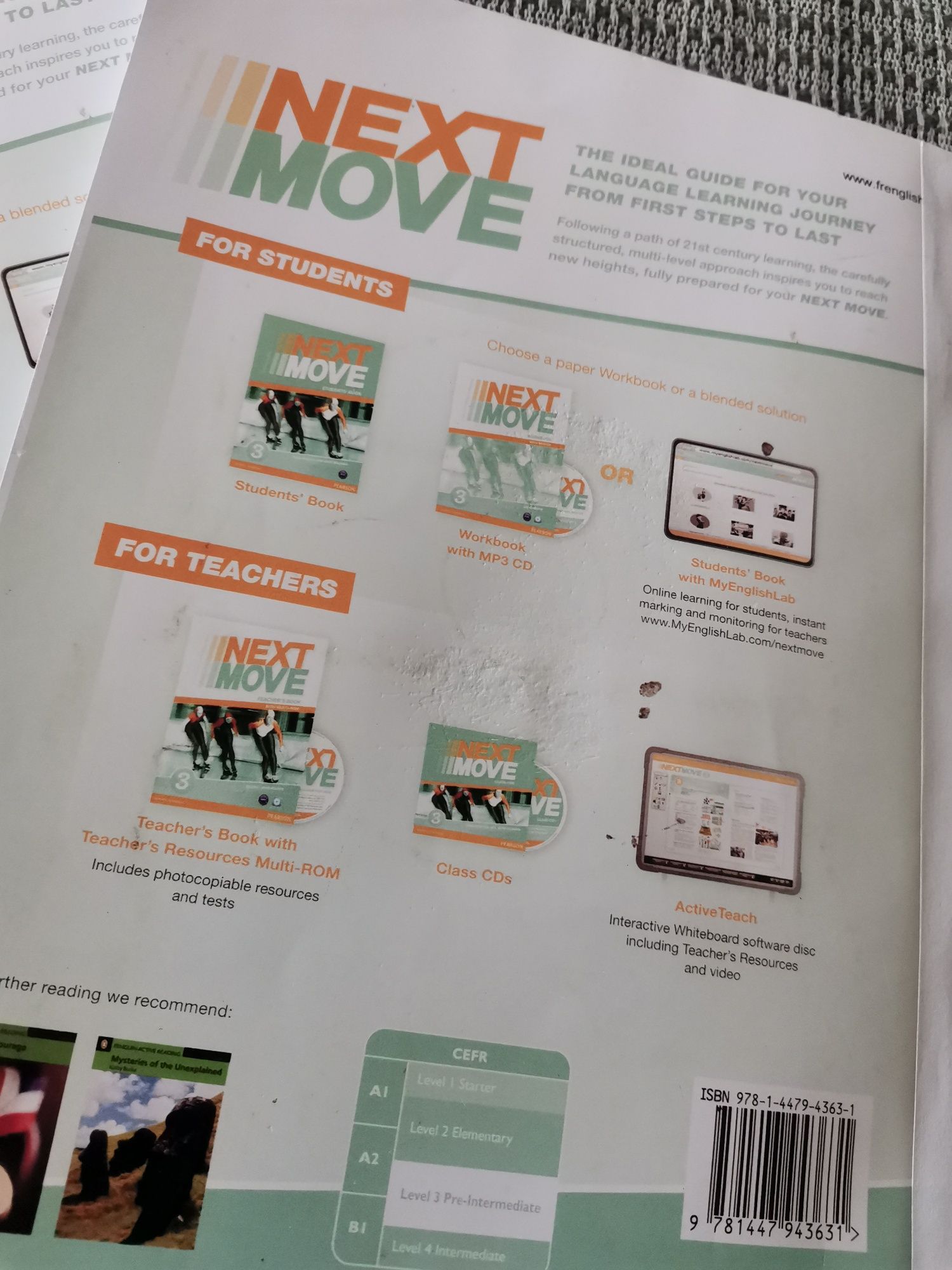 Next move 3, workbook and students book