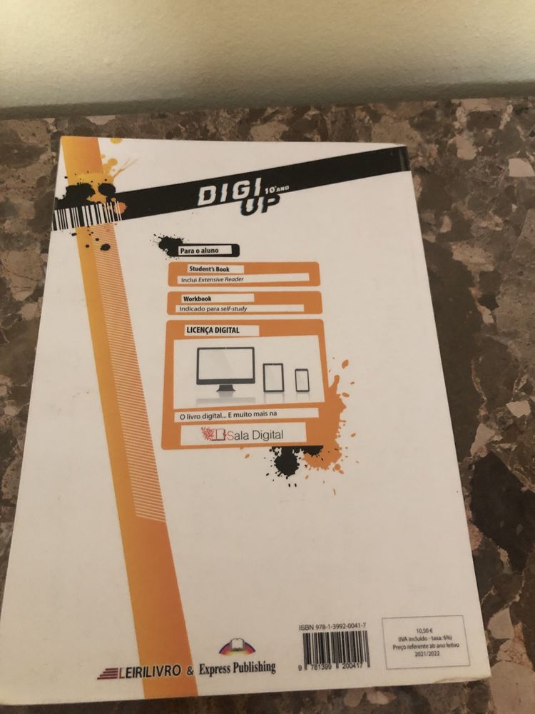 Caderno de atividades/ livro de fichas ingles 10 ano