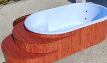 Całoroczny basen ogrodowy 420 cm x 210 cm x 100 cm, podgrzewacz 3kW