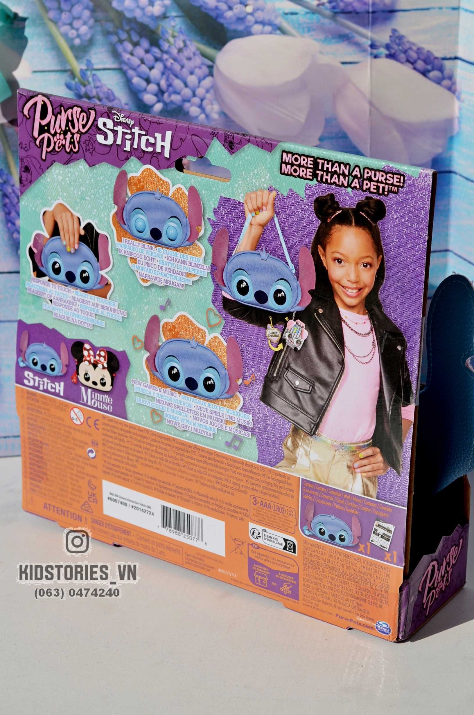 Інтерактивна сумочка Purse Pets Stitch Disney Ліло та Стітч Дісней