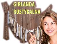 Girlanda na sesję foto styl rustic rustykalny BOHO wiejskie klimaty