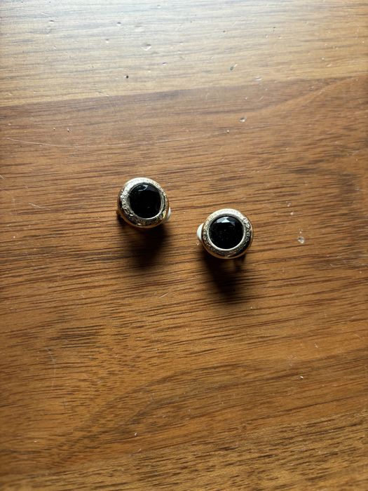 Biżuteria PRL vintage klipsy kolczyki