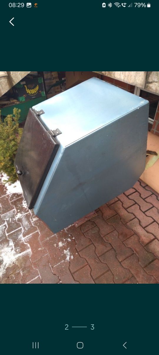 Zbiornik stalowy.