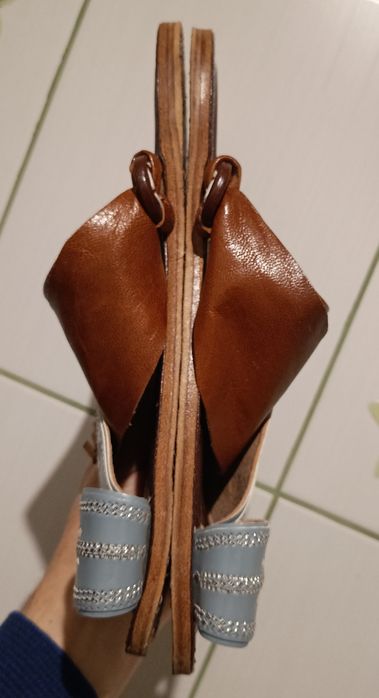 Arabian Sole  Handmade  NOWE  Sandały / klapki, 100% Skóra, Roz. 42/43