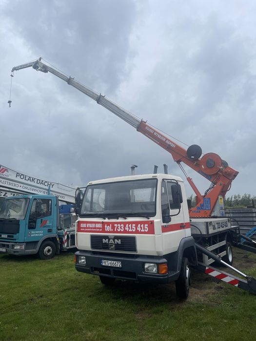 Żuraw Ciesielski dźwig dekarski Böcker AK 27-1000