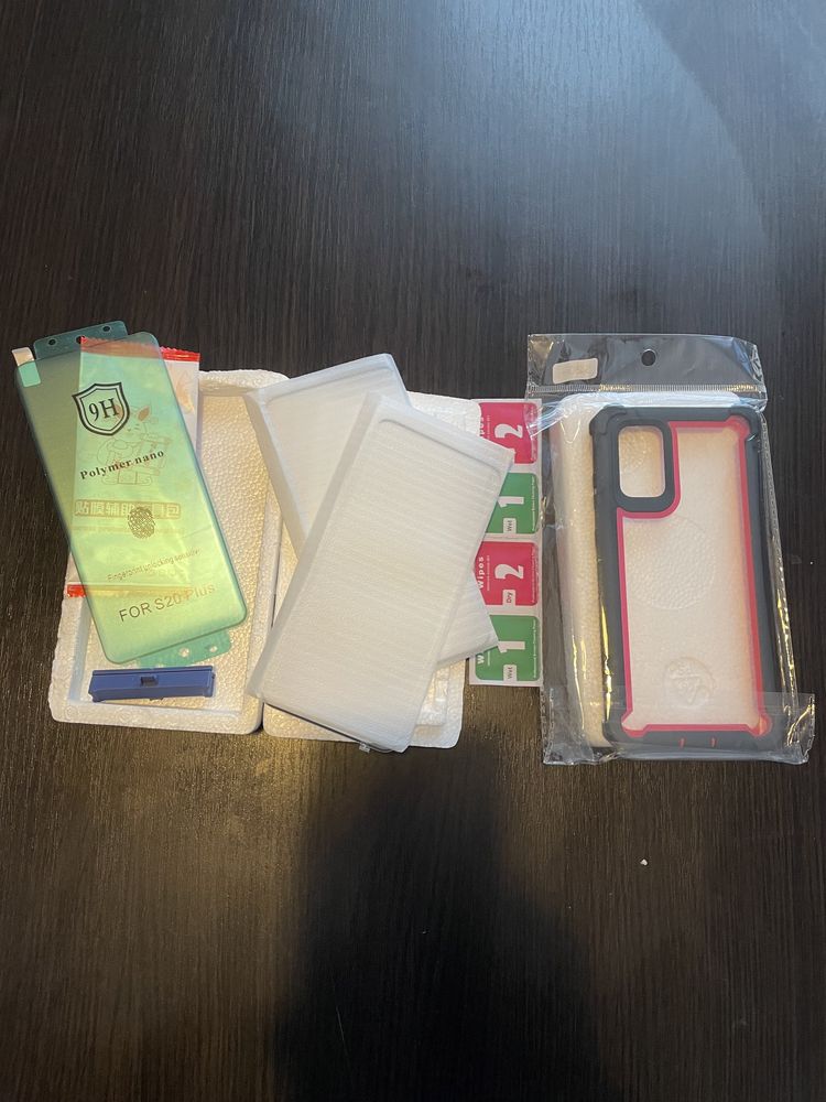 Samsung s20 + etui i szklo