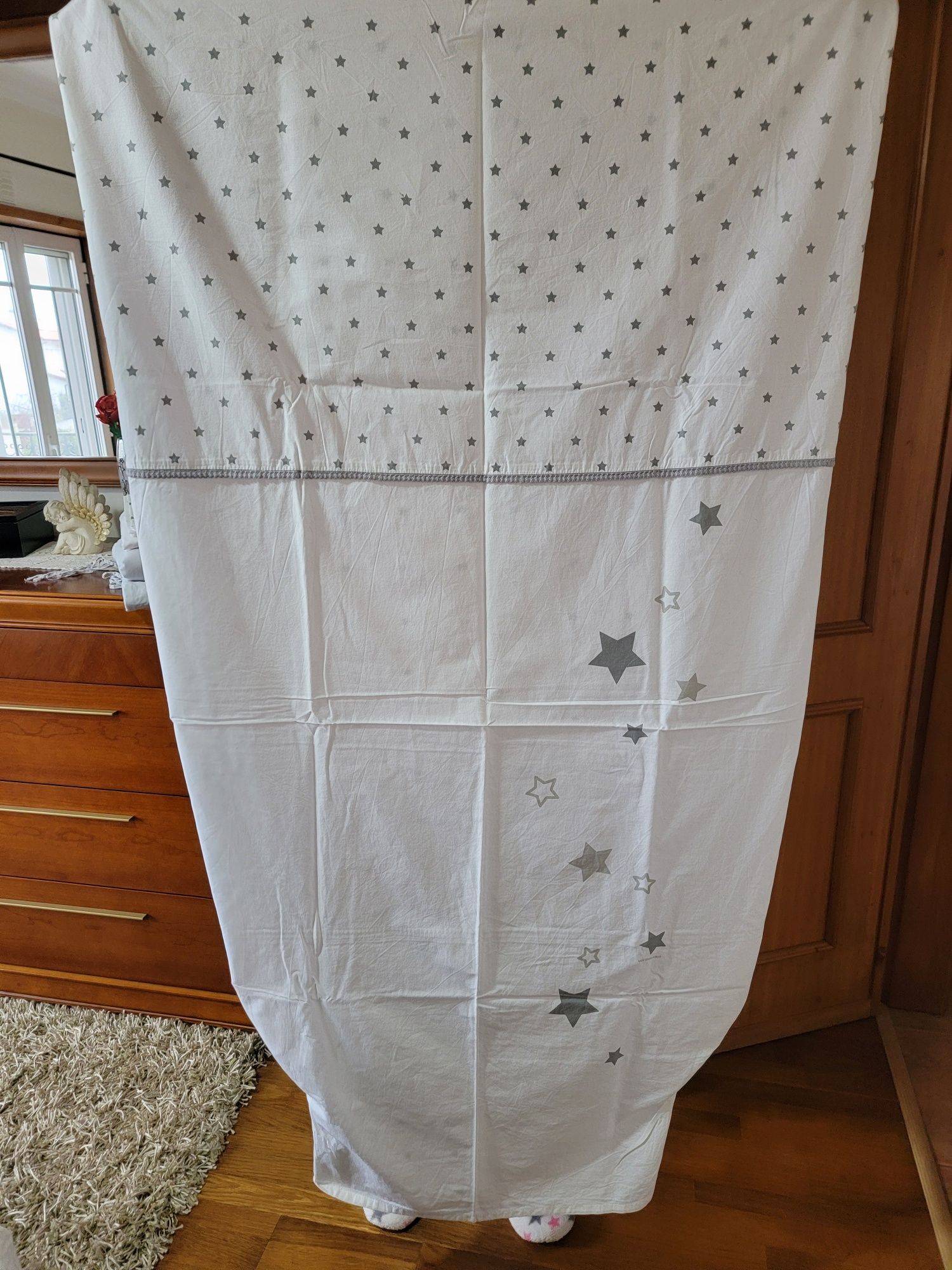 Pack Têxteis de berço  - Tema Chuva de estrelas - branco/estrelas
Tama