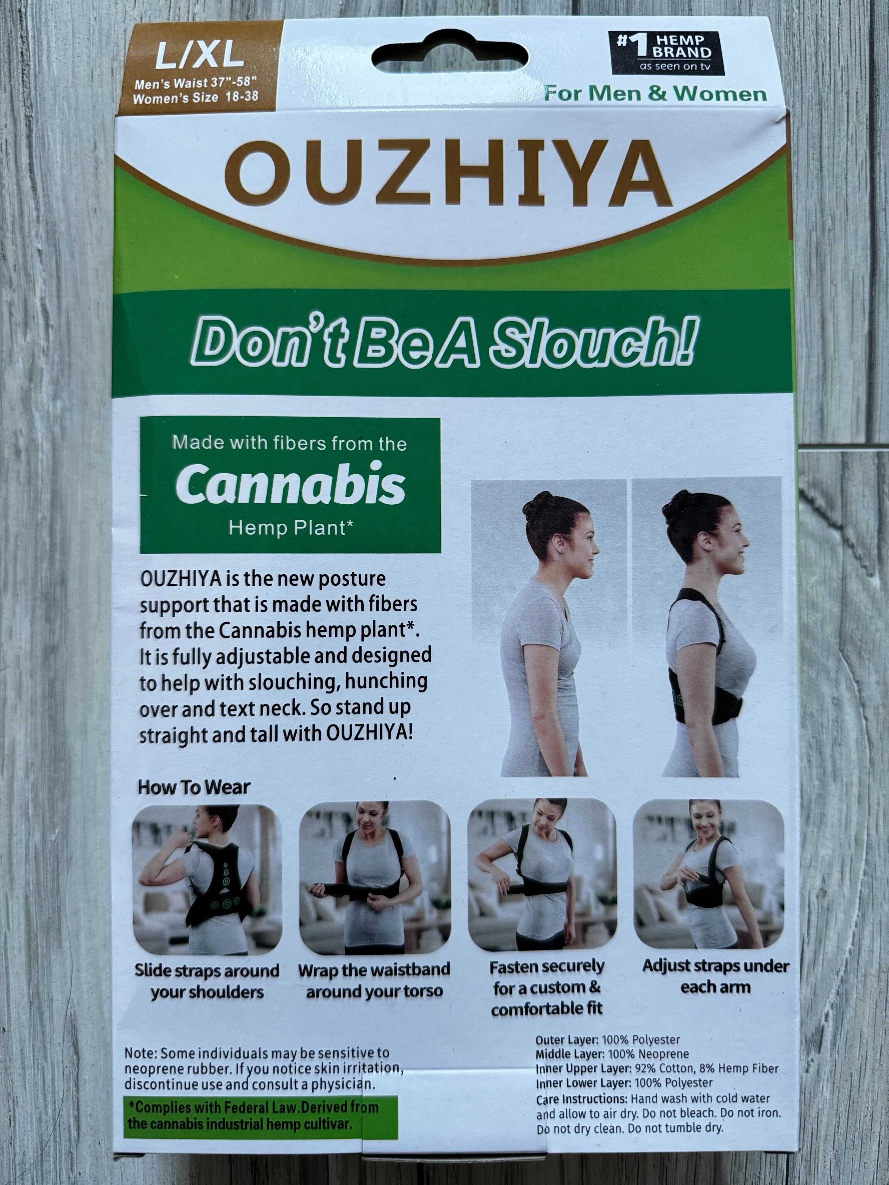 Pajączek na plecy, Korektor wad postawy L/XL