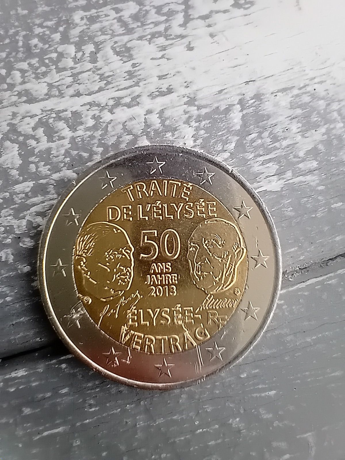 8 moedas de 2€ França