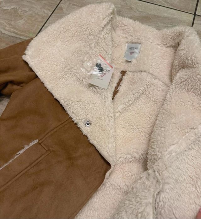 GUESS kurtka futerko ramoneska waterfall NOWA z metką !