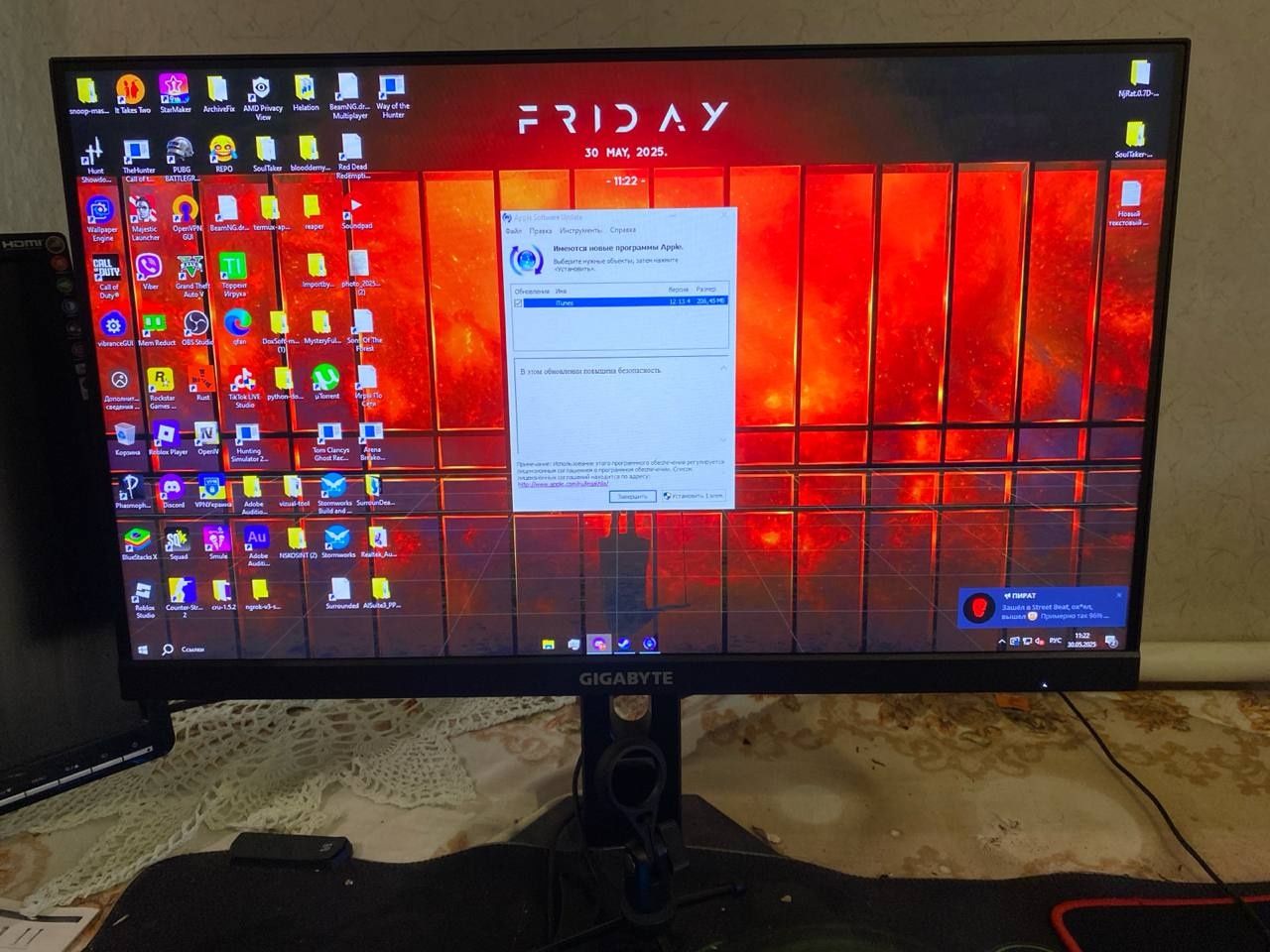 Игровой ПК + Монитор Gigabyte G24F 2 | i5-11400 | RX5700XT | 32ГБ RAM