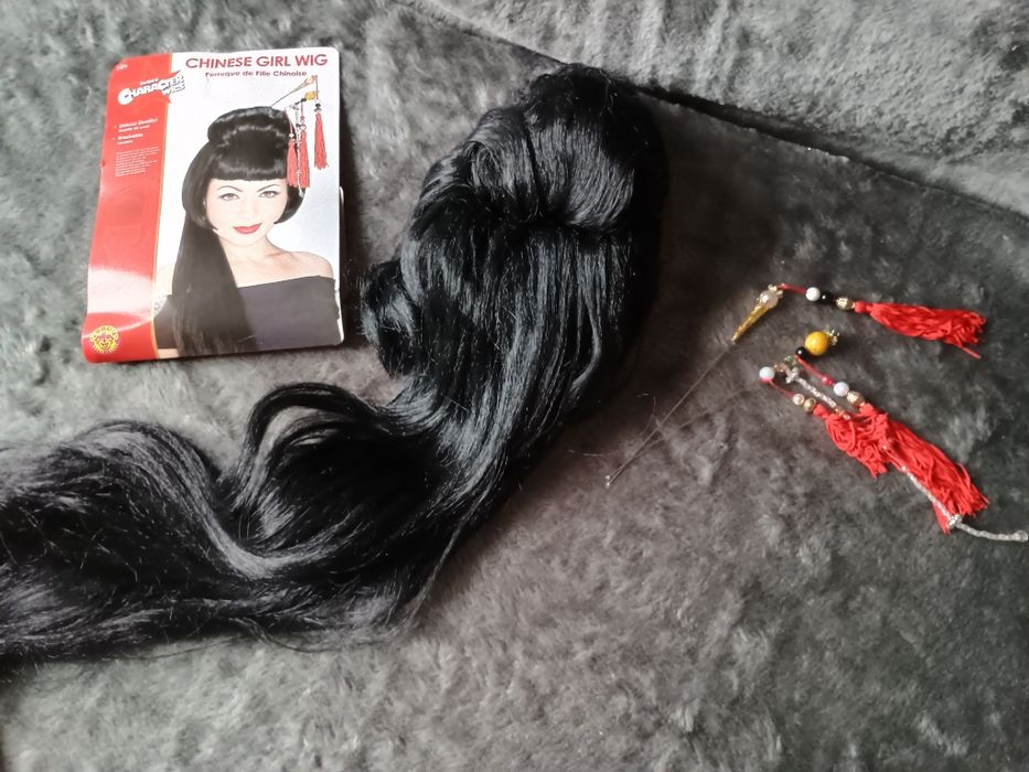 Peruka kostiumowa Gejsza Japonka Chinka Deluxe Quality