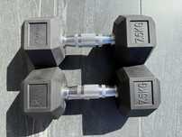 Hantle hex 2x7,5kg ogumowane
