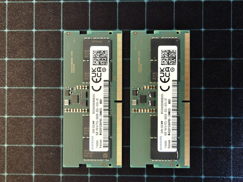 Pamięć ram Samsung 2x8 GB DDR5 SODIMM 5600