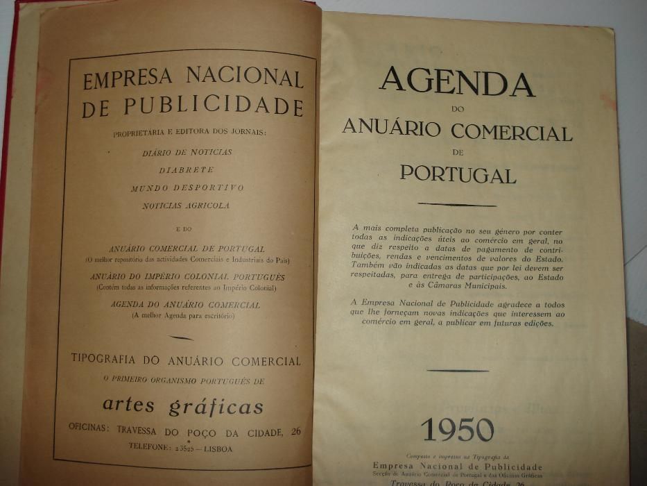 Agenda anuario comercial 1950