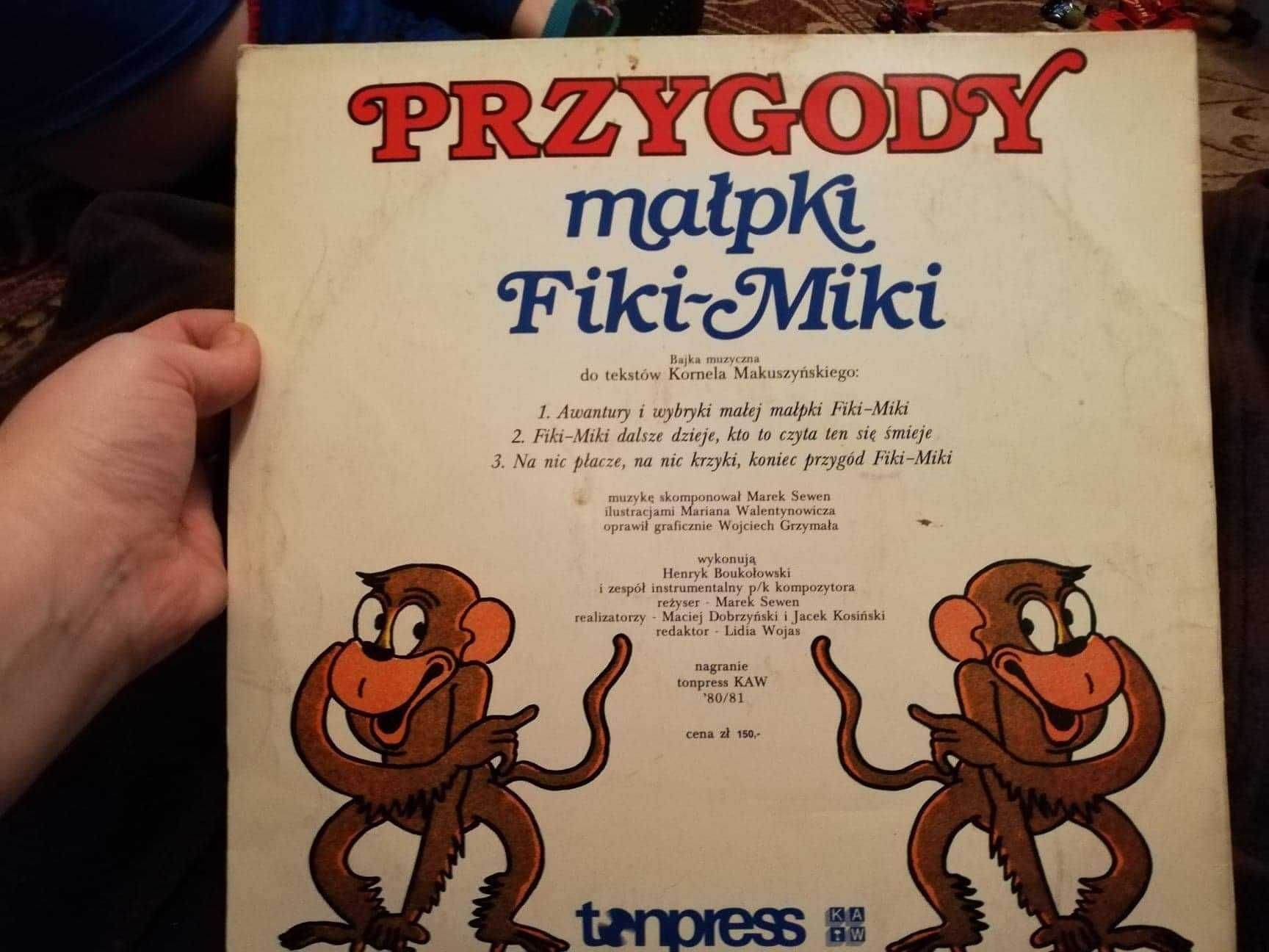 Płyta winylowa Przygody małpki Fiki Miki
