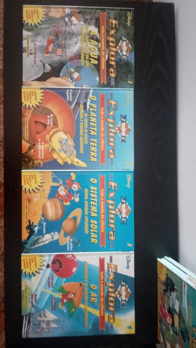10 livros, NOVOS- livros infantis -Coleção Disney Explora – Todo o Mun