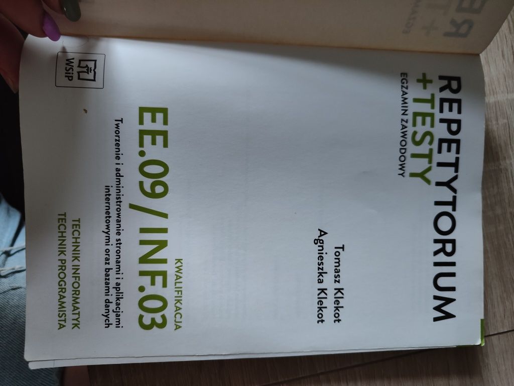 Repetytorium+testy egzamin zawodowy EE.09/INF.03