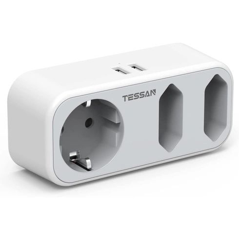 Adapter Tessan TS-324-US, biały
