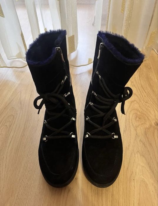 Зимові замшеві ботінки, уги, снігоходи fila