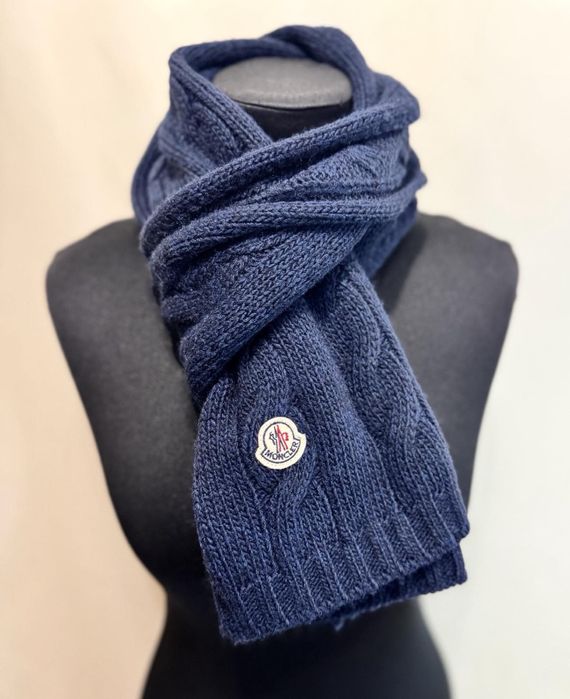 Moncler теплий шарф в коси (Made in Italy)
