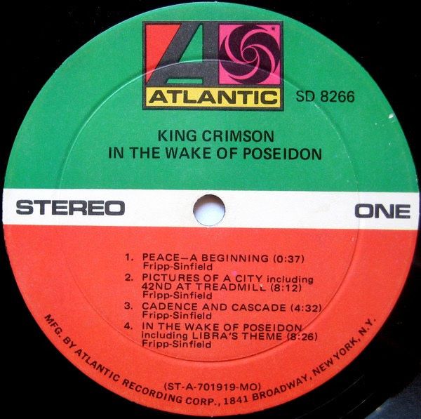 King Crimson - InThe Wake Of Poseidon, US